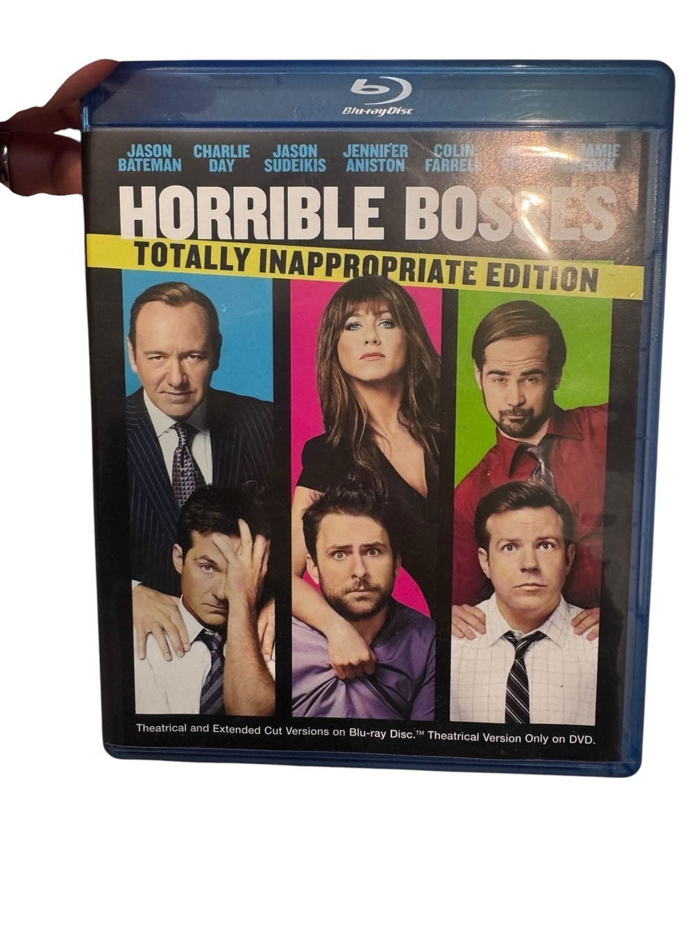 NWT HORRIBLE BOSSES Totallh Inappropriate Edition Blu-Ray Set Bateman Aniston